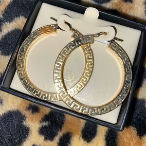 Dolce Vita 18k Gold Plated Hoop Earrings